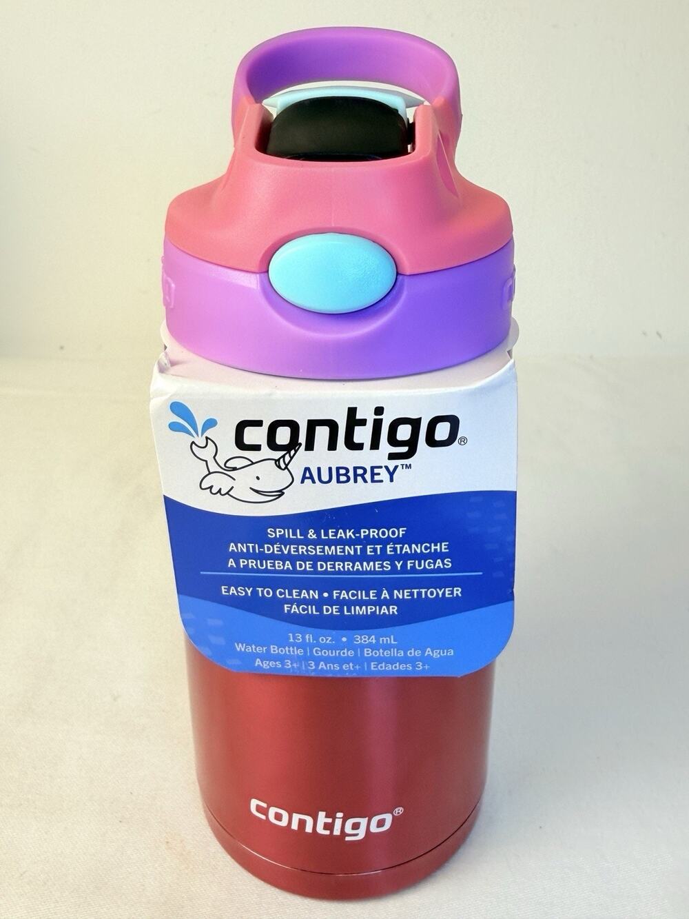 Contour Aubrey 14 Oz Insulated Stainless Steel + Straw In Azalea- Read
